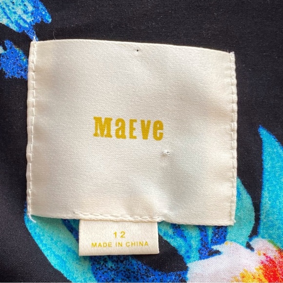 Anthropologie Maeve Woman Size 12 Woodland Walk Button Front Floral Blouse - Picture 9 of 12